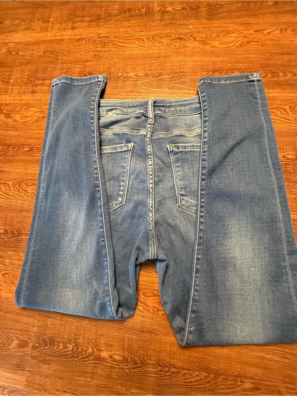 Flying Monkey Women’s Size 30 Light Wash Stretch Slim Straight Jeans - Picture 10 of 11